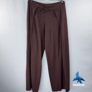 1144 Athleta Wide-Leg Lounge Pants – Size M – Brown